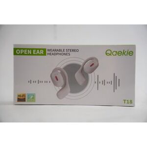 Qaekie T18 Open Ear Headphones Bluetooth Wireless New Sealed